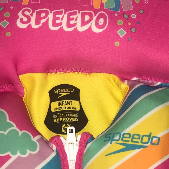 Speedo Infant Personal Flotation Device Swim Jacket Vest- $18 - Picture 5 of 8